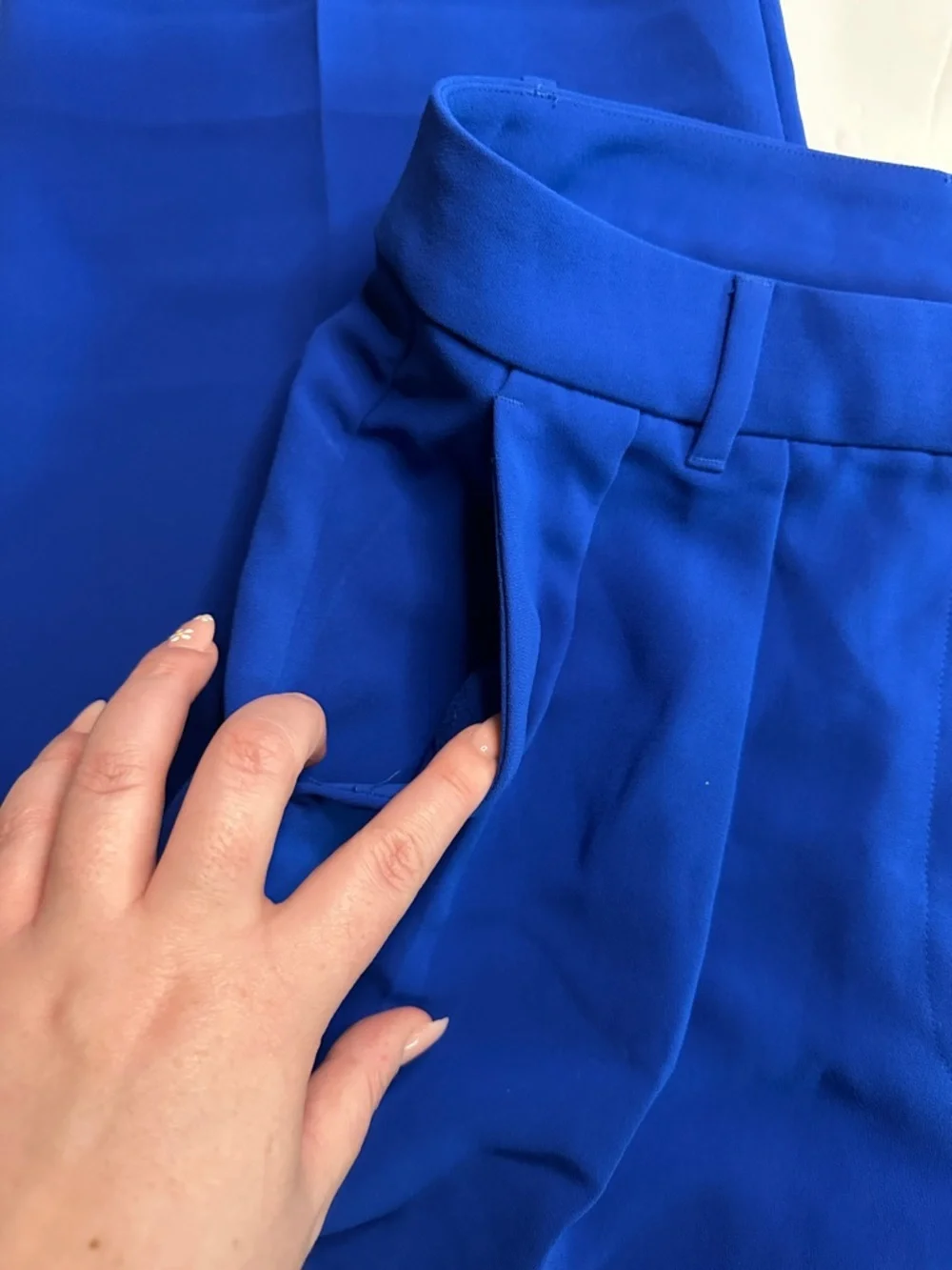 NWT Banana Republic Royal Blue Dress Pants Size 12 - Picture 8 of 13
